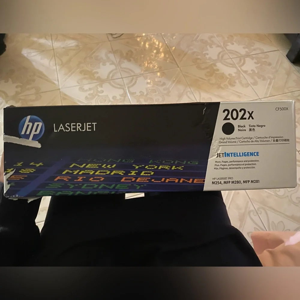 hp Laser Jet 202X Black Tint